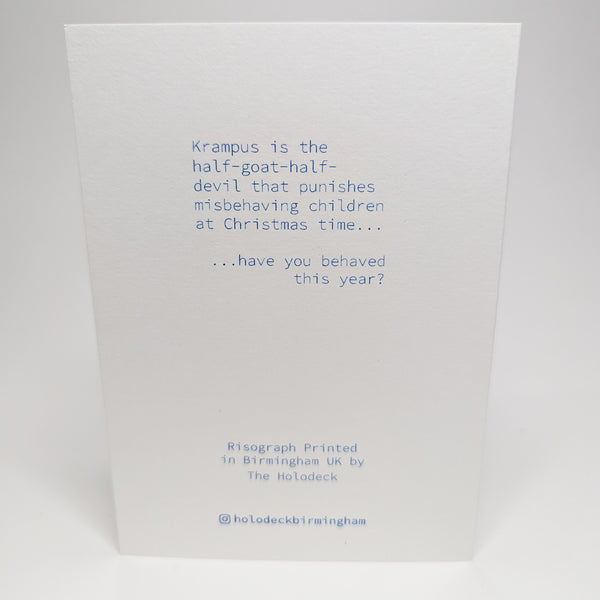 Krampus Greetings card 2
